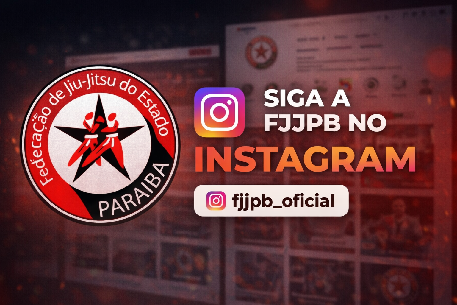 SIGA FJJPB NO INSTAGRAM CANAL OFICIAL